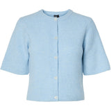 PIECES PIECES Damen-Strickjacke PCSILLY Cardigan Cashmere Blue MELANGE