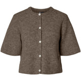 PIECES PIECES Damen-Strickjacke PCSILLY Cardigan Morel Melange