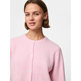 PIECES PIECES Damen-Strickjacke PCSILLY Cardigan Roseate Spoonbill MELANGE