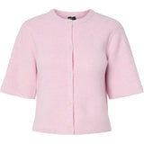 PIECES PIECES Damen-Strickjacke PCSILLY Cardigan Roseate Spoonbill MELANGE