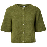 PIECES PIECES Damen-Strickjacke PCSILLY Cardigan Sphagnum
