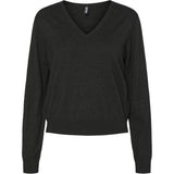 PIECES PIECES Damen Bluse PCNATALIE Knit Dark grey melange
