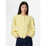 PIECES PIECES Damen Cardigan PCSilly Cardigan Pale Banana MELANGE