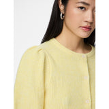 PIECES PIECES Damen Cardigan PCSilly Cardigan Pale Banana MELANGE