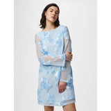 PIECES PIECES Damen Kleid PCEVA Dress Cashmere Blue