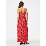 PIECES PIECES Damen Kleid PCFLORA Dress Adrenaline Rush Red tone flowers