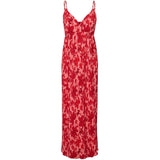 PIECES PIECES Damen Kleid PCFLORA Dress Adrenaline Rush Red tone flowers