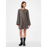 PIECES PIECES Damen Kleid PCKAM Restudsalg Morel Silver sequins