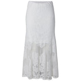 PIECES PIECES Damen Rock PCMAYA Skirt Bright White