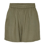 PIECES PIECES Damen Shorts PCPIA Shorts Deep Lichen Green