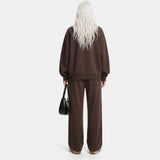 PIECES PIECES Damen Sweatshirt PCCHILLI Sweatshirt Hot Fudge