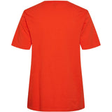 PIECES PIECES Damen T-Shirt PCRIA T-shirt Tangerine Tango