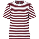 PIECES PIECES Damen Tee PCRIA T-shirt Tawny Port BRIGHT WHITE