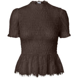 PIECES PIECES Damen Top PCJILLY Top Hot Fudge