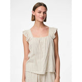 PIECES PIECES Damen Top PCPIA Top Birch BLACK