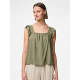 PIECES PIECES Damen Top PCPIA Top Deep Lichen Green