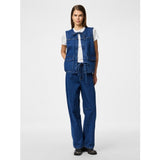 PIECES PIECES Damen Weste PCFENNA Restudsalg Dark Blue Denim