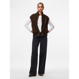 PIECES PIECES Damen Weste PCSADIA Vest Hot Fudge