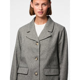 PIECES PIECES Damen jacke PCBianca Blazer Black Melange