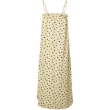 PIECES PIECES Damen kleid PCPARKER Restudsalg French Vanilla Brown polka dots