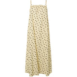 PIECES PIECES Damen kleid PCPARKER Restudsalg French Vanilla Brown polka dots