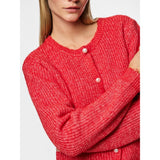 PIECES PIECES dame cardigan PCJYDA Restudsalg High risk red