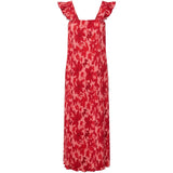 PIECES PIECES Damen Kleid PCFLORA Dress Adrenaline Rush Red tone flowers