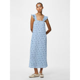 PIECES PIECES Damen Kleid PCFLORA Dress Cashmere Blue BLUE FLOWERS