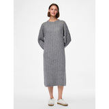 PIECES PIECES dame kjole PCMAGGY Restudsalg Medium grey melange