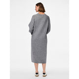 PIECES PIECES dame kjole PCMAGGY Restudsalg Medium grey melange