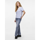PIECES PIECES Damen Tee PCRIA T-shirt Hydrangea BRIGHT WHITE