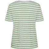 PIECES PIECES Damen Tee PCRIA T-shirt Quiet Green BRIGHT WHITE