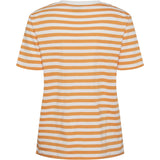 PIECES PIECES Damen Tee PCRIA T-shirt Tangerine BRIGHT WHITE