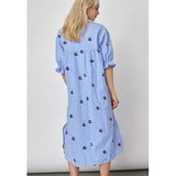 Sisters Point SISTERS POINT Damen Kleid IBISA Dress Blue Stripes