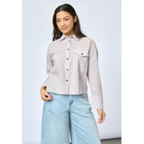 Sisters Point SISTERS POINT Damen bluse VIBEKE Shirt Soft rose check