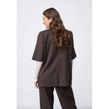 Sisters Point SISTERS POINT Damenblazer VIKSA Blazer Mocca