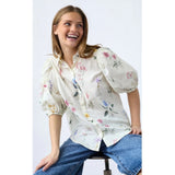Sisters Point SISTERS POINT Damen bluse ELLA Shirt Light Wild Flower