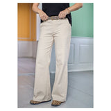 Black Colour Schwarze Farbe Damen Hose BCBOX Pant Off White