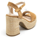 SHOES Sigrid Damen plateau 3857 Shoes Camel