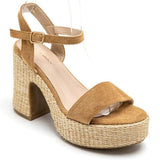 SHOES Sigrid Damen plateau 3857 Shoes Camel