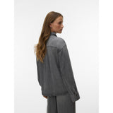 Vero Moda VERO MODA Damen Hemd AWLUCEA Shirt Medium Grey Denim