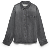 Vero Moda VERO MODA Damen Hemd AWLUCEA Shirt Medium Grey Denim