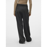 Vero Moda VERO MODA Damen Hose VMSILJE Pant Dark Grey Melange PINSTRIPE