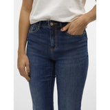 Vero Moda VERO MODA Damen Jeans VMFlash Restudsalg Dark Blue Denim