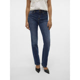 Vero Moda VERO MODA Damen Jeans VMFlash Restudsalg Dark Blue Denim