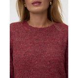 Vero Moda VERO MODA Damen Pullover VMNOVAH Pullover Windsor Wine MELANGE