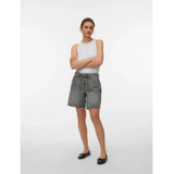 Vero Moda VERO MODA Damen Shorts VMWIEN Shorts Light Grey Denim