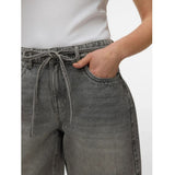 Vero Moda VERO MODA Damen Shorts VMWIEN Shorts Light Grey Denim