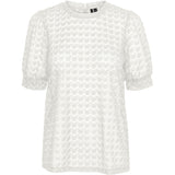 Vero Moda VERO MODA Damen Bluse VMBECCA Restudsalg Snow white