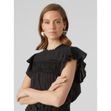 Vero Moda VERO MODA Damen Bluse VMTRINE Top Black